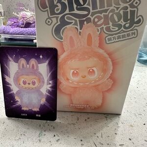 Pop Mart Labubu purple her name is LUCK